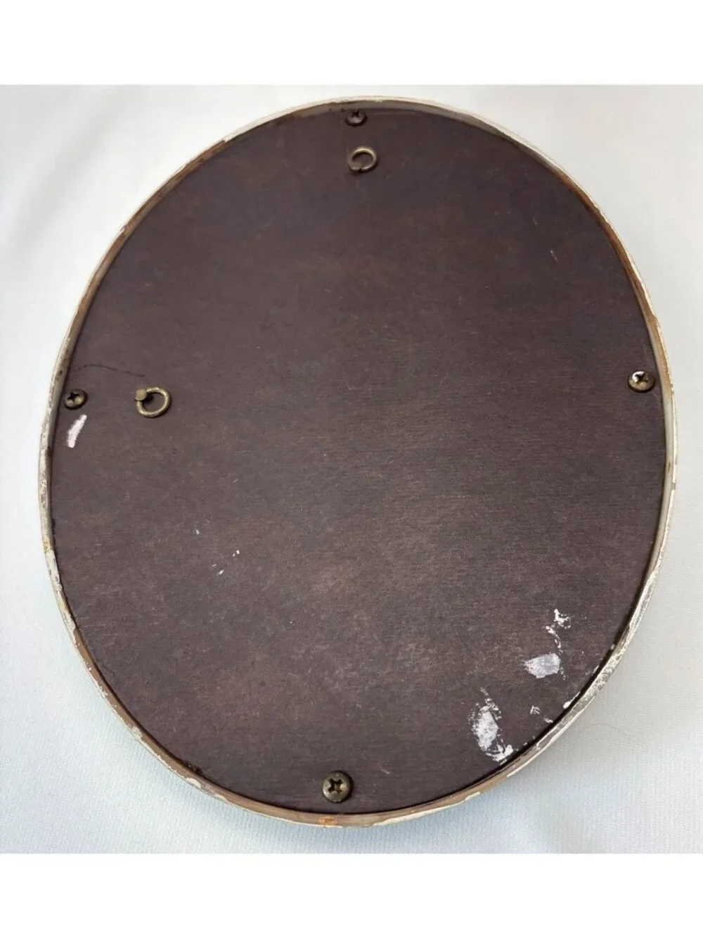Litho Oval Floral Artwork Sage Frame 7